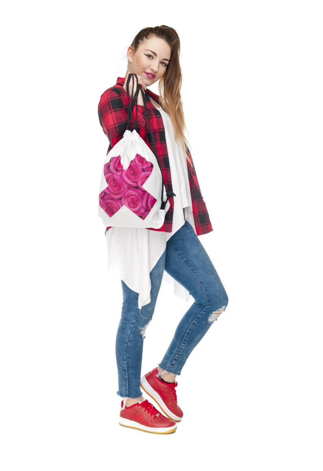 Beutel Plain X Pink Roses